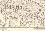 II. voj. map., III. vojenské mapování, výřez, oldmaps.geolab.cz, 1877 - 80., 1877 - 80.