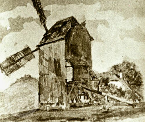 Větrný mlýn Buchlovice