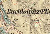 Dva větrné mlýny, III. vojenské mapování, výřez, oldmaps.geolab.cz, 1877 - 80, 1877 - 80