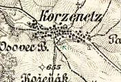 III. vojenské mapování, výřez, oldmaps.geolab.cz, 1876-78, oldmaps.geolab.cz