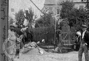 Zkouška vodovodu, Hladík Josef, archív Vlastivědného muzea ve Vysokém nad Jizerou č. 17111 fot. 1, 1895