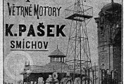 reklama firmy karel Pašek, Praha, archív Vlastivědného muzea ve Vysokém nad Jizerou, 1902