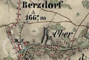 výřez z mapy, II. vojenské mapování, výřez, oldmaps.geolab.cz,, 1836 - 52.