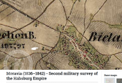 výřez z mapy, II. vojenské mapování, výřez, oldmaps.geolab.cz,, 1843