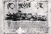 výuční list soukenického cechu v Bílovci, neznámý, 1805