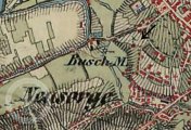 výřez,, II. vojenské mapování ,   http://mapire.eu/, 1850