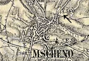 II. vojenské mapování,, III. vojenské mapování, výřez, oldmaps.geolab.cz,, 1877-80