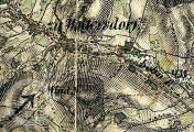 výřez mapy, II. vojenské mapování, , oldmaps.geolab.cz,, 1836-52