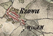 výřez mapy, II. vojenské mapování, , oldmaps.geolab.cz,, 1836-52