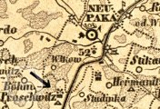 Mapa království českého 1850, Mapa království českého 1850, 1850