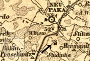 Mapa království českého 1850, Mapa království českého 1850, 1850