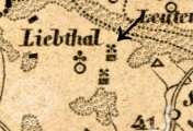 mapa Království českého, Mapa království Českého (Kummersbergerova), 1850