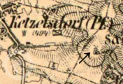 III. vojenské mapování,, III. vojenské mapování, výřez, oldmaps.geolab.cz,, 1877-80