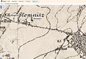 III. vojenské mapování, výřez, III. vojenské mapování, výřez, oldmaps.geolab.cz,, 1877 - 80.