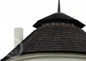 detail upravené střechy